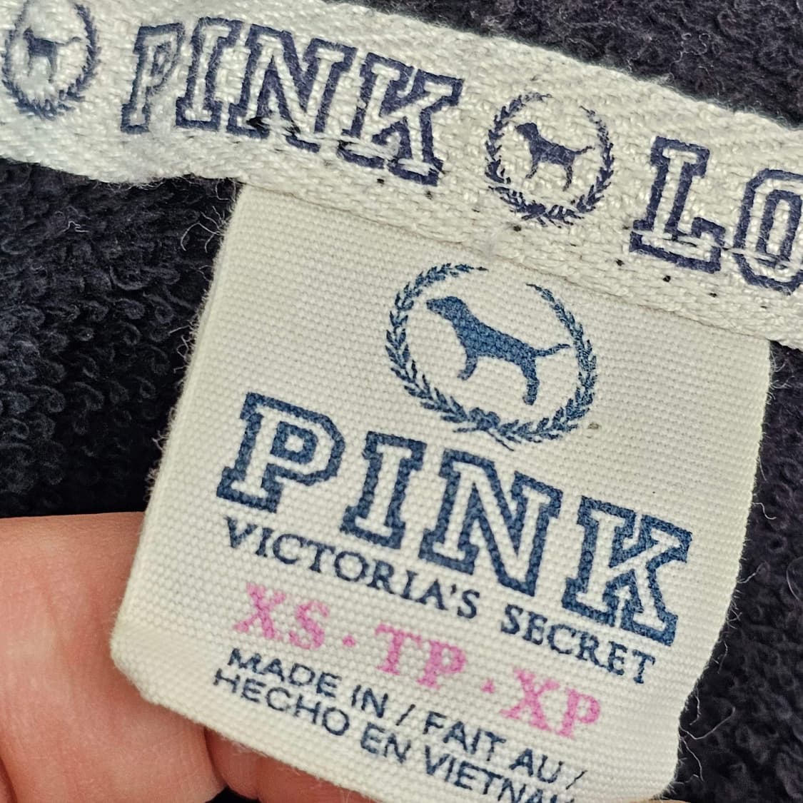 XS PINK Victoria's Secret 86 지브라 후드집업 상품이미지3