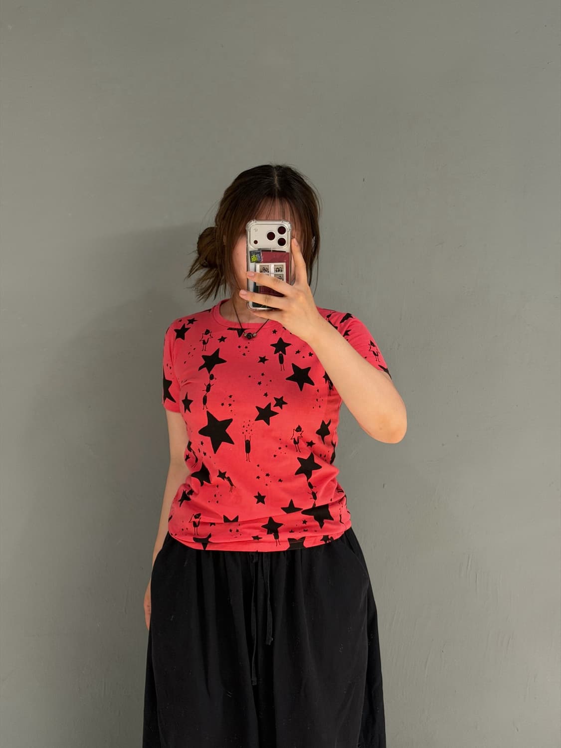 star pattern kawaii t-shirt 상품이미지2