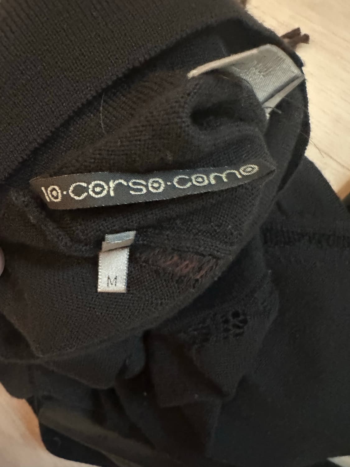 디올옴므 AW04 VOTC 엘보우 패치 디스트레스드 니트 상품이미지6