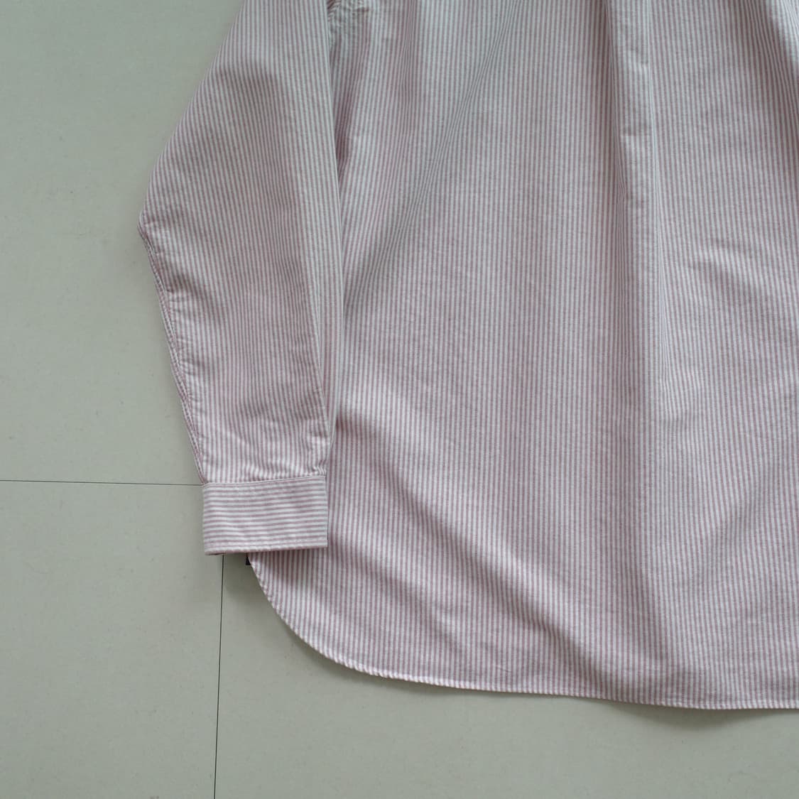 90s 폴로 랄프로렌 캔디드 스트라이프 버튼다운 옥스포드 셔츠 L 상품이미지9