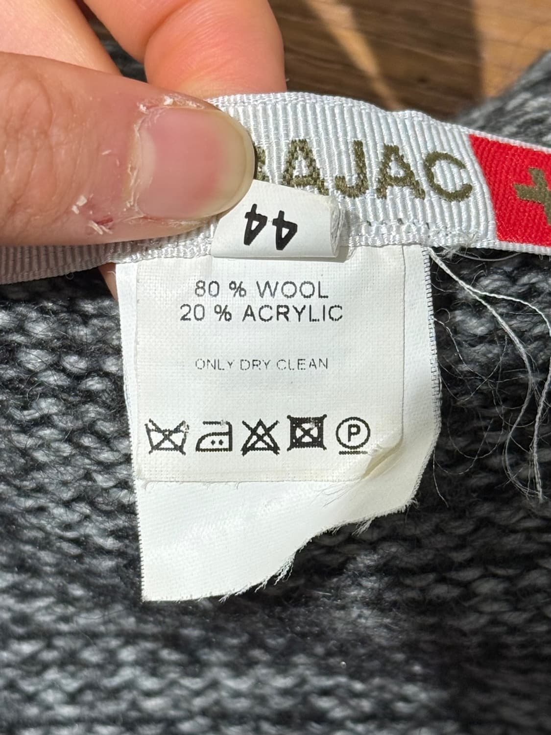 카스텔 바작 그레이 미튼 포켓 집업 가디건 상품이미지10