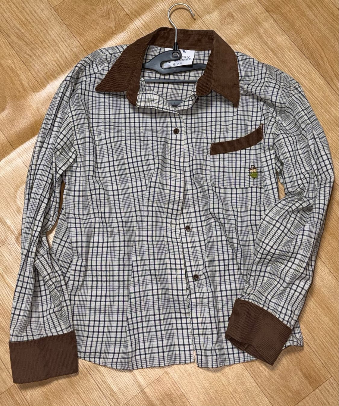 루나키후 파머 체크 셔츠 상품이미지3