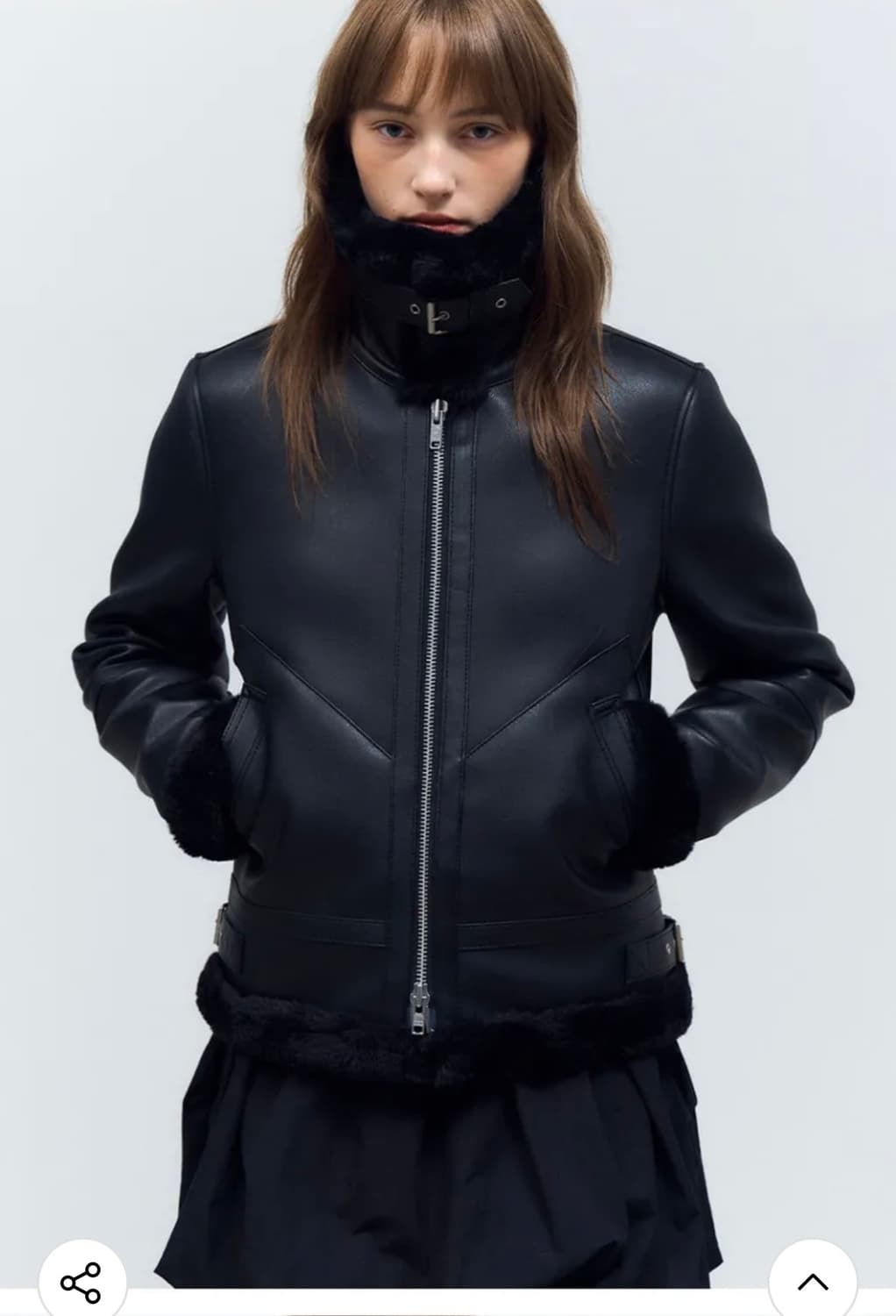 도프셉 레더 무스탕 새상품 상품이미지2