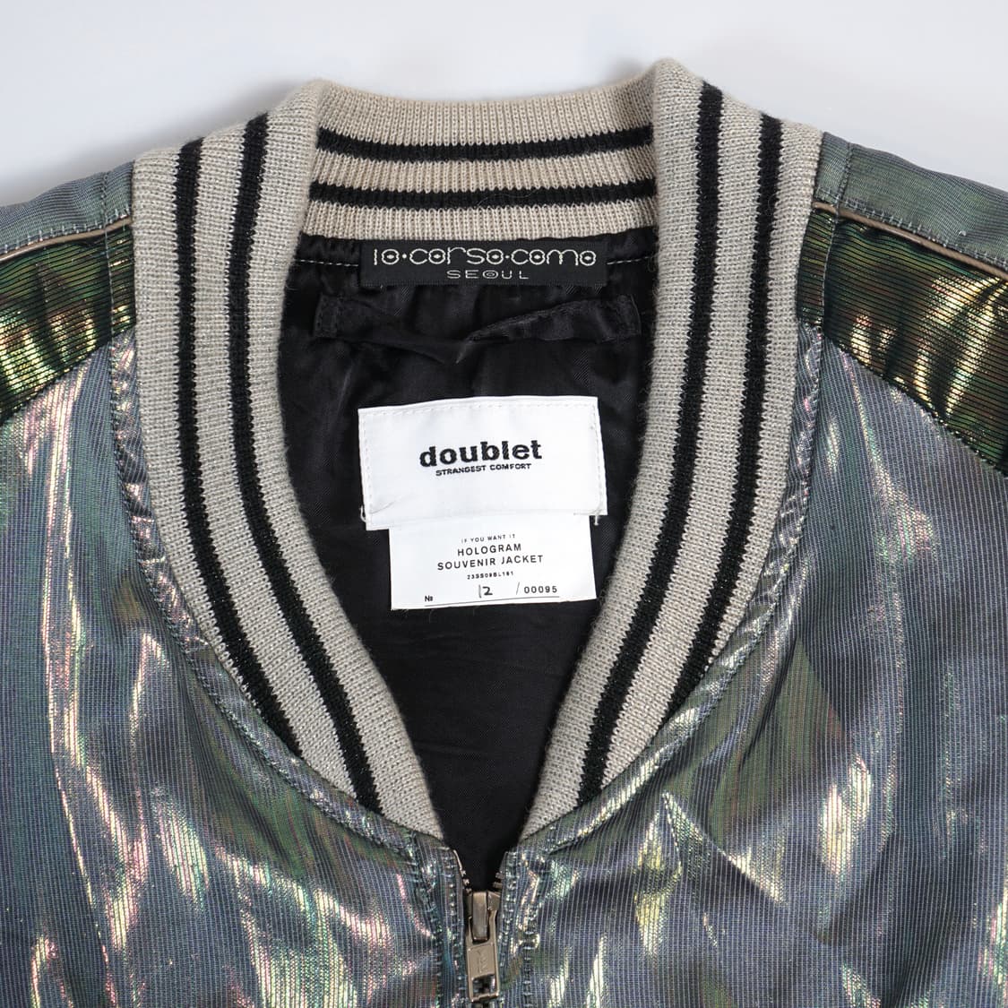 더블렛 홀로그램 수베니어 봄버자켓 상품이미지7