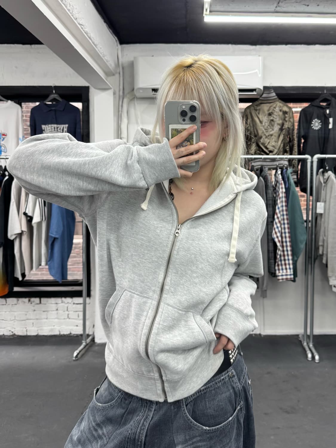 폴로 랄프로렌 써멀 후드집업 상품이미지3