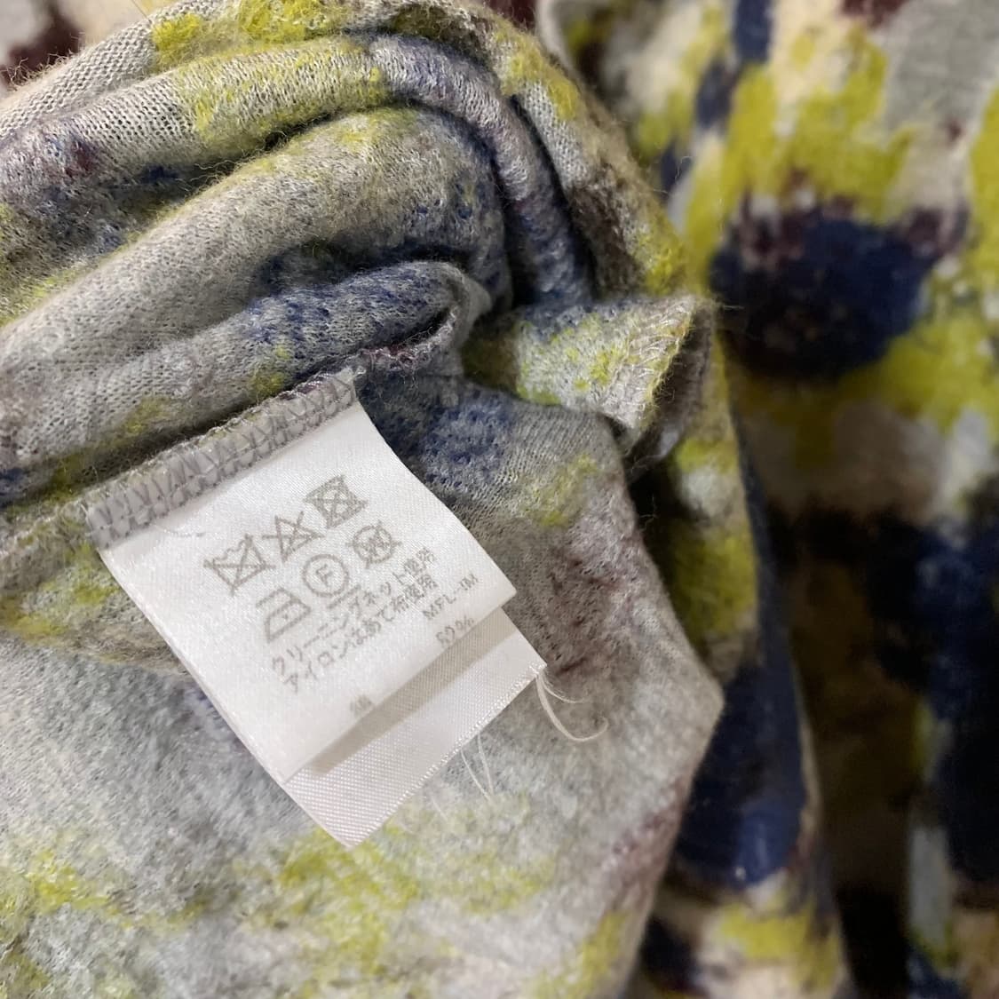 plantation 오일 페인팅 울 원피스 상품이미지6