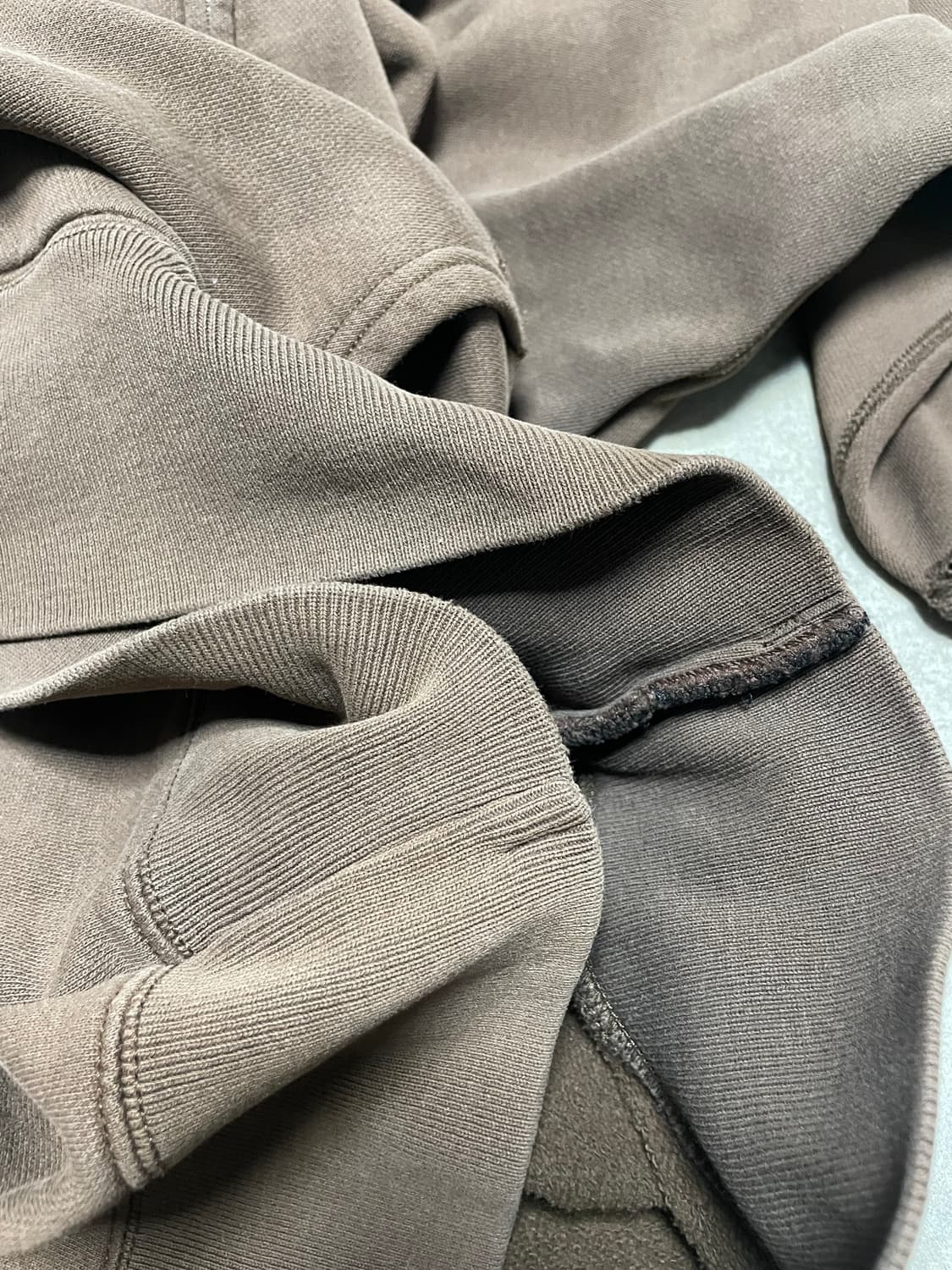 빈티지 폴로 랄프로렌 스펠아웃 아치로고 후드집업 브라운 상품이미지7