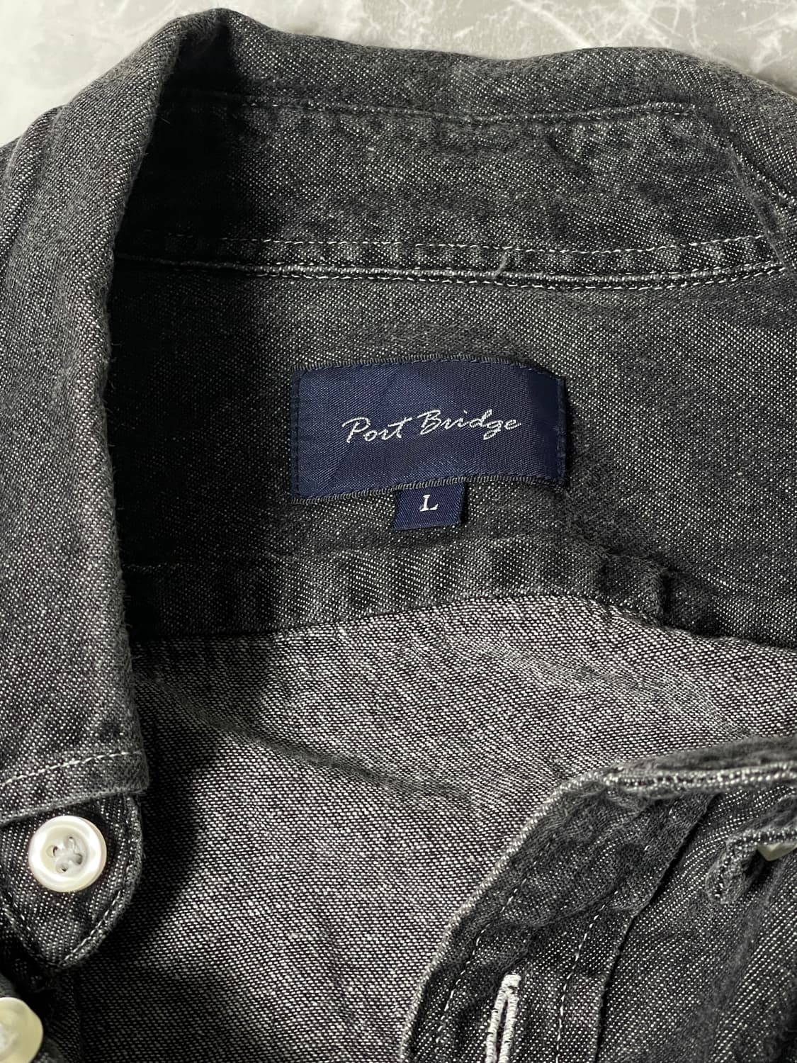 black denim shirts 상품이미지6