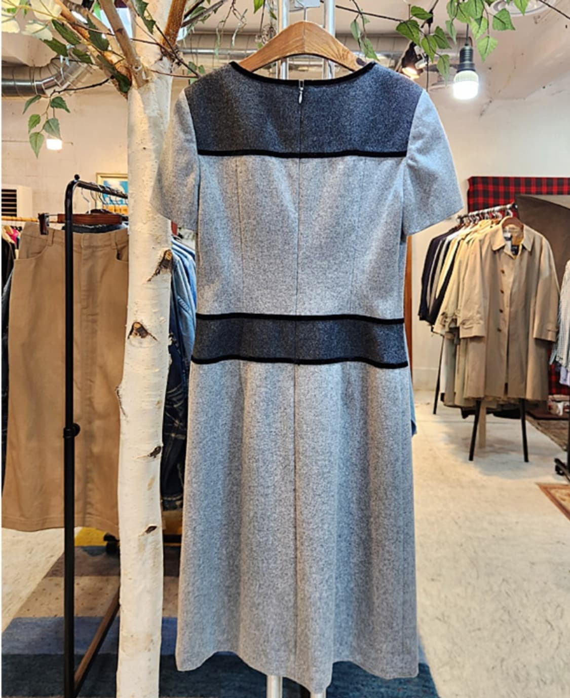 Courreges 꾸레쥬 일본판 울 자켓 + 원피스 셋업 상품이미지9