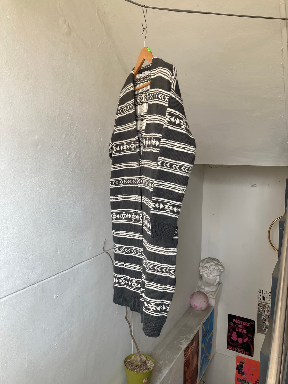 나바호 도톰 롱가디건 상품이미지4