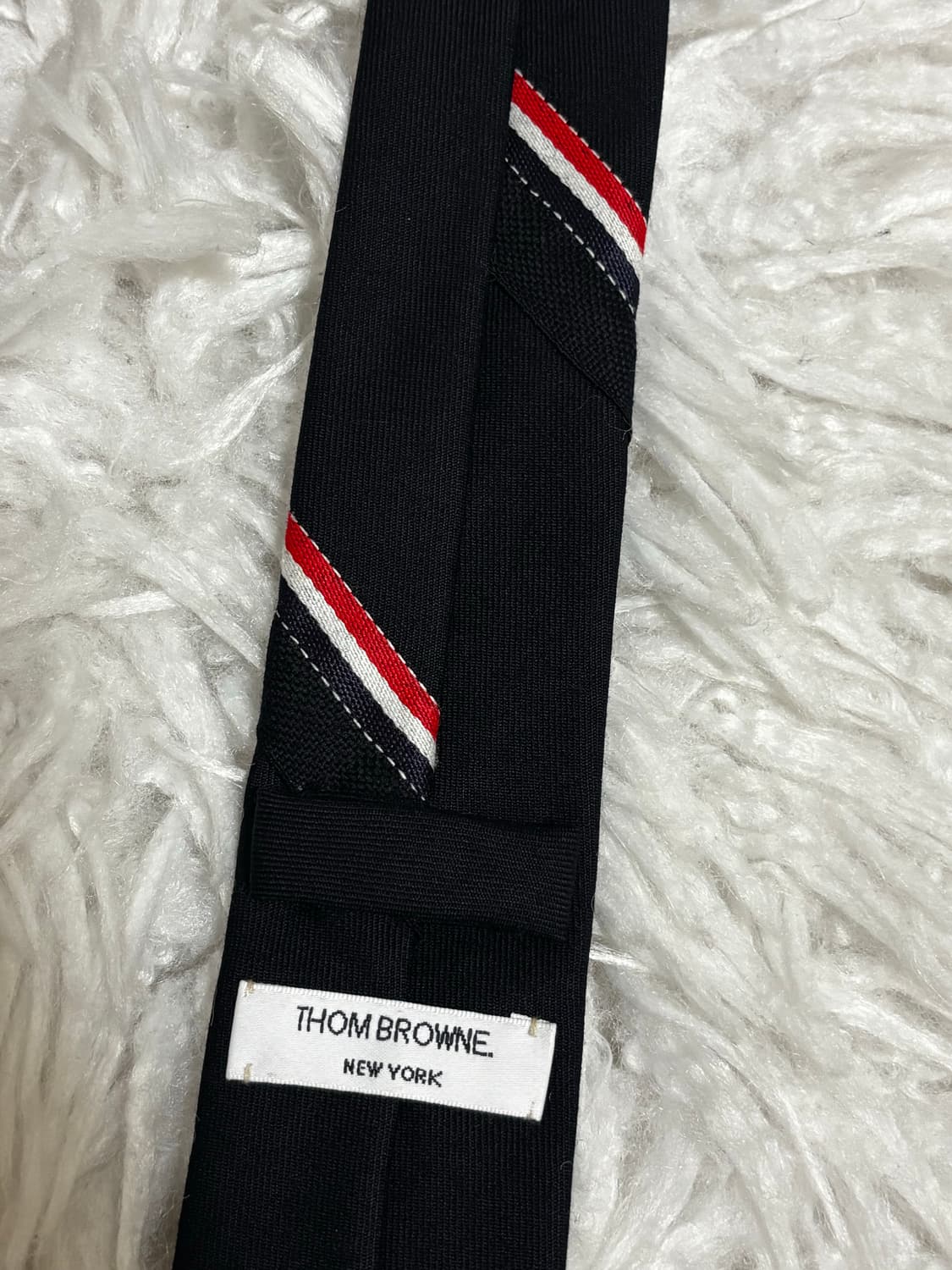 톰브라운 네이비 넥타이 상품이미지4