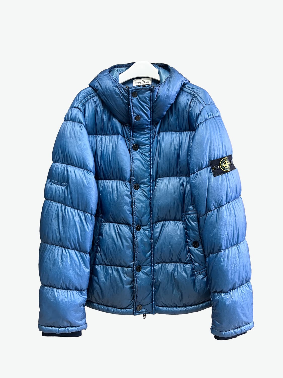 [XL] 스톤아일랜드 가먼트다잉 후드 패딩 상품이미지1