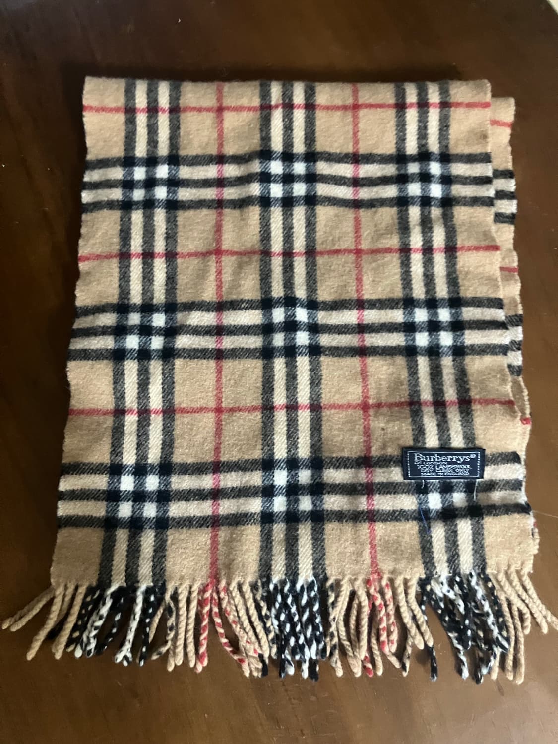 버버리 체크 머플러(빈티지)  상품이미지1