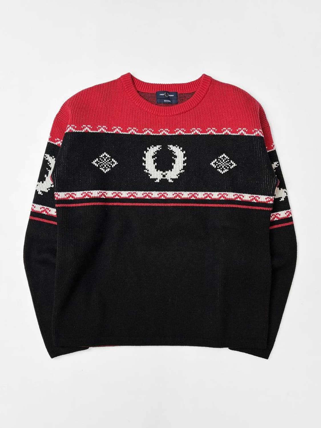 프레드페리 x REISSUES 21FW 메리노 울 스웨터 PN5194 상품이미지1