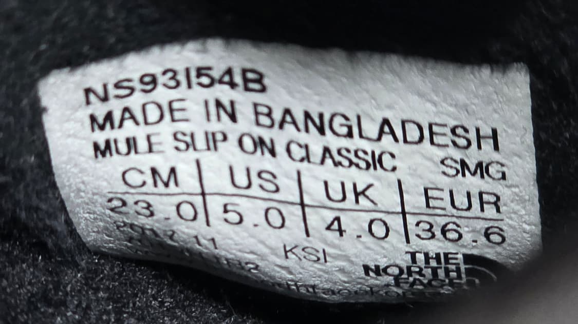 노스페이스 여성방한화 230 뮬 슬립온 패딩신발 패딩방한화 LB66 상품이미지7