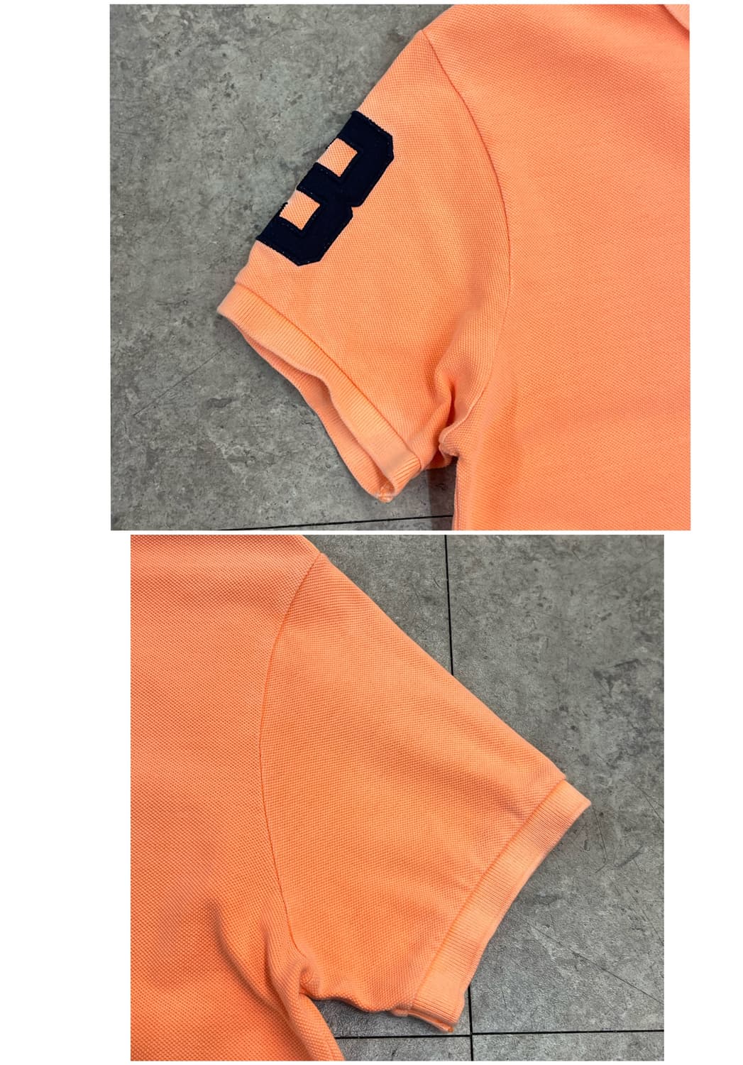 폴로 랄프로렌 빅포니 반팔 카라티 오렌지 M #csz3148 상품이미지6