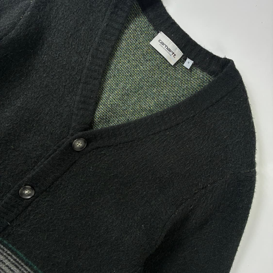 Carhartt 칼하트 딜런 모헤어 쉐기울 가디건 상품이미지3