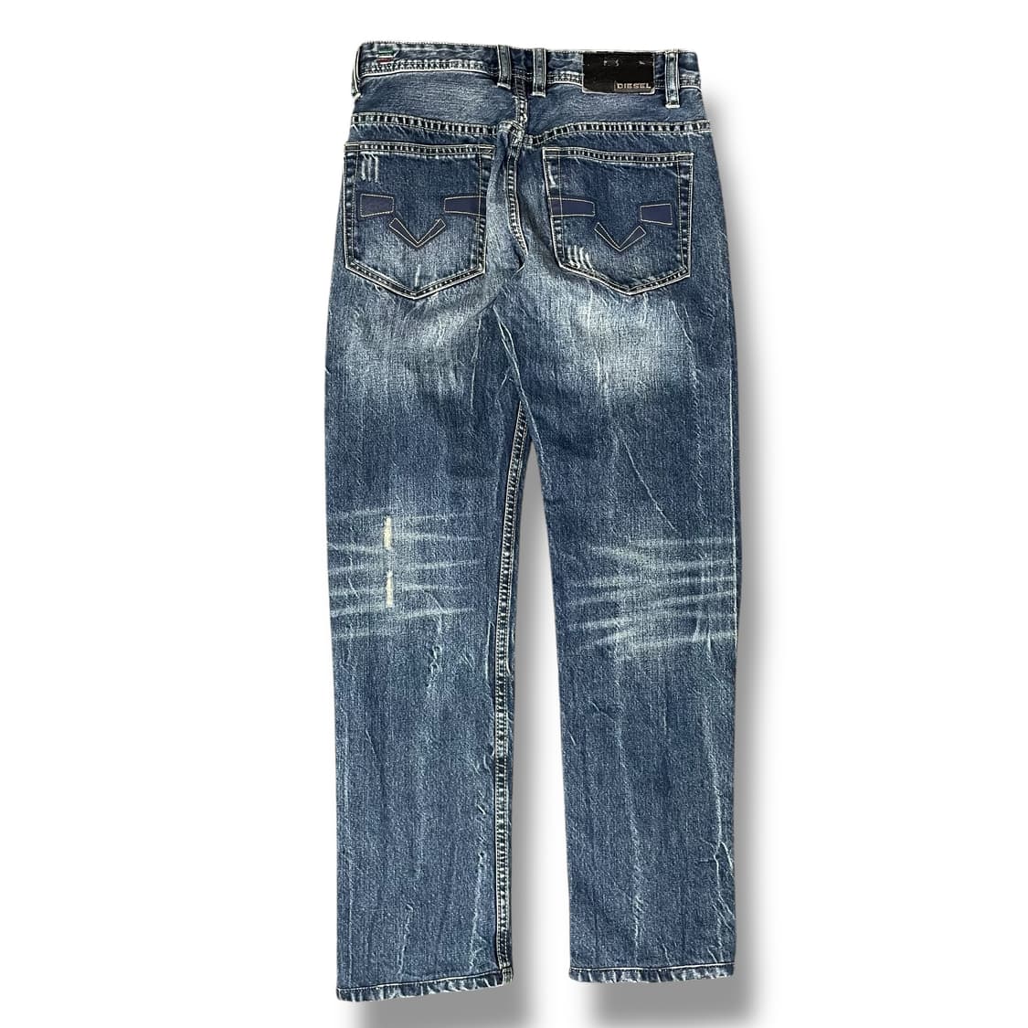 (30) 디젤 대런 레귤러 슬림 테이퍼드 3버튼 데님 팬츠 상품이미지2