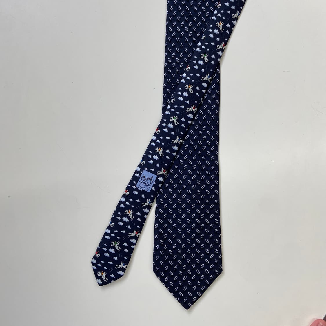 에르메스 기하학 모노그램 넥타이 정품 명품(HERMES) 8.7cm 상품이미지2