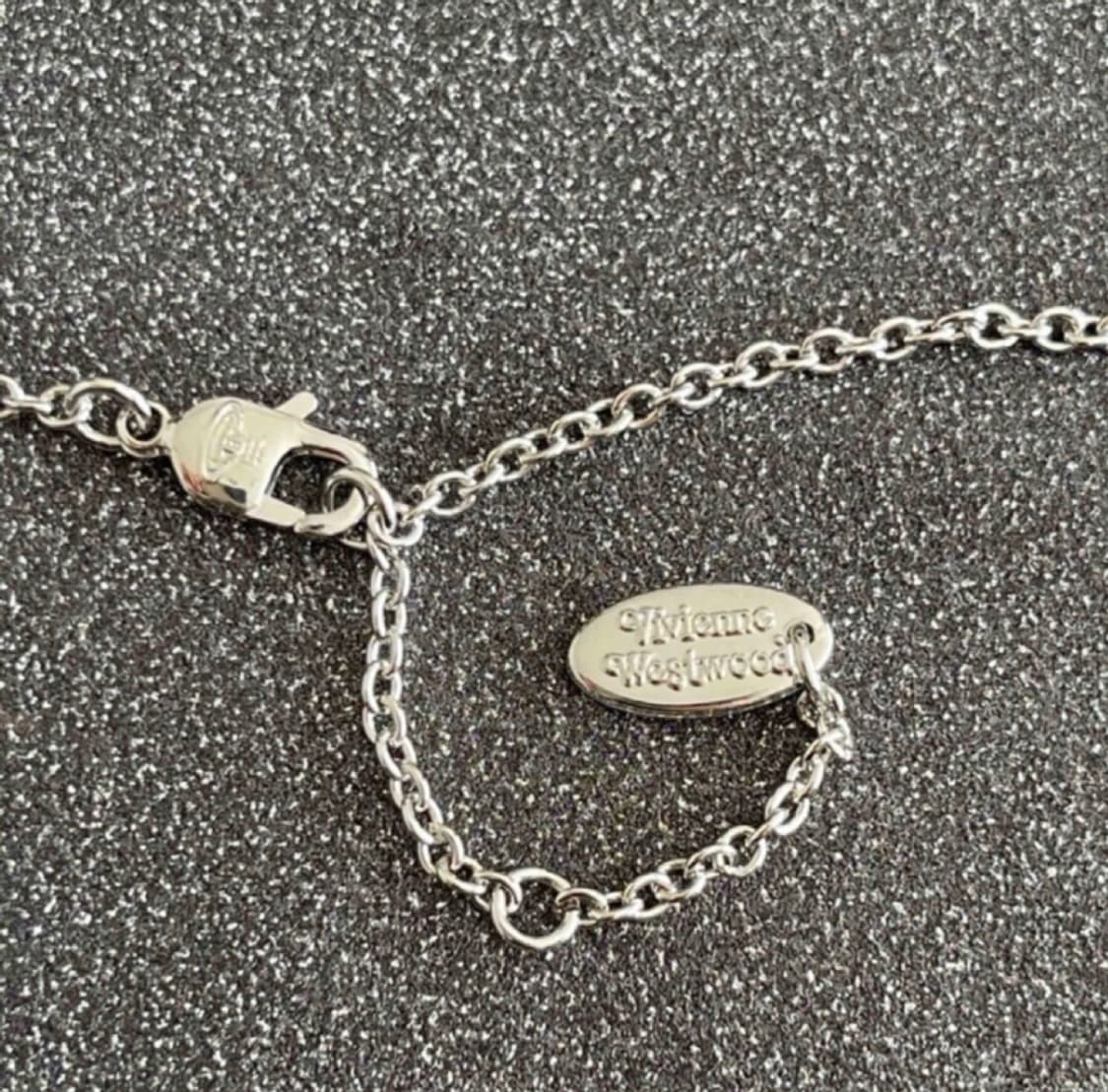 비비안웨스트우드 아카이브 핑크 크리스탈 아리엘라 orb 팬던트 목걸이 상품이미지4