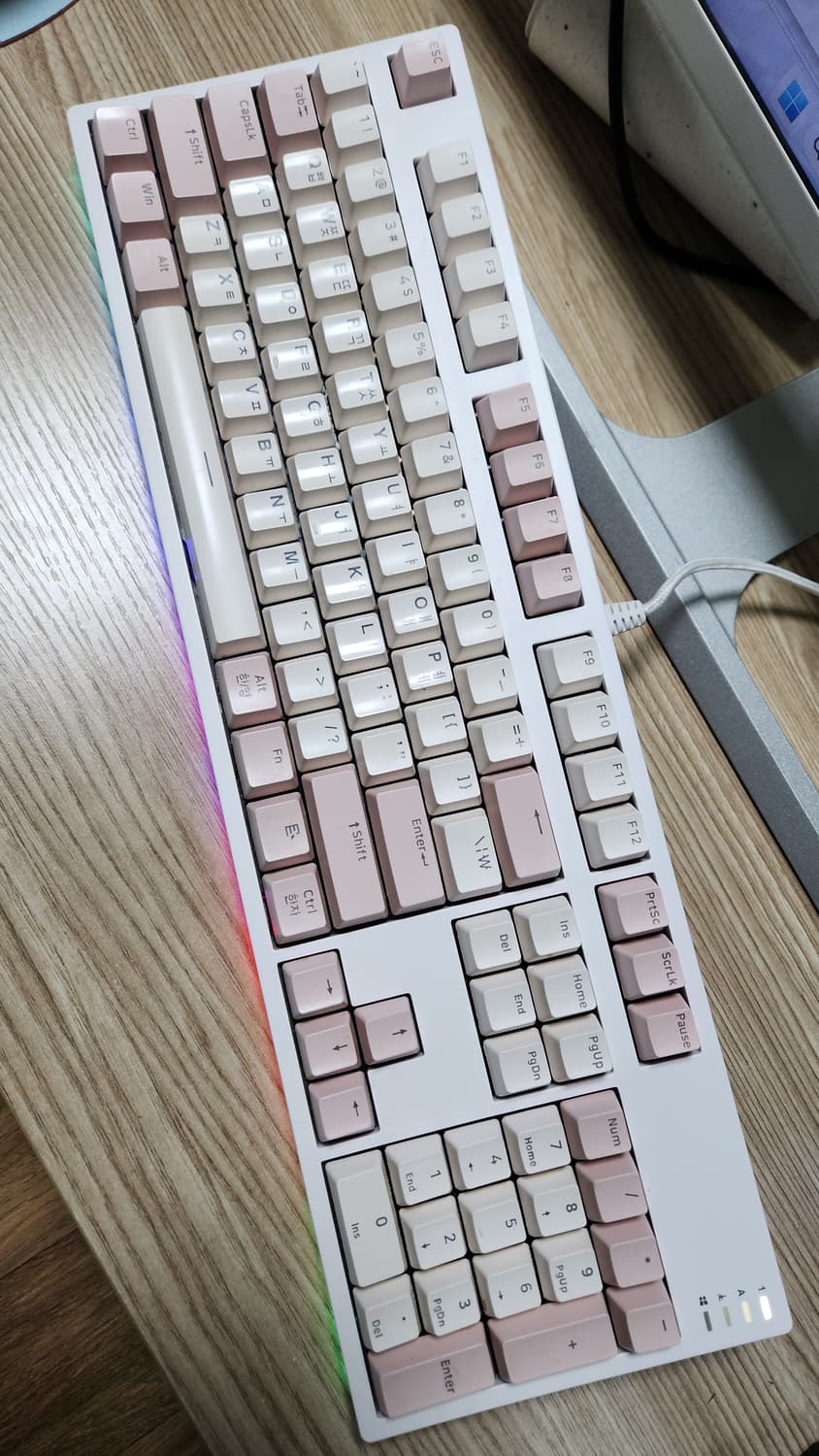 #앱코 게이밍 기어 브랜드 콕스 COX CK104  이중사출 키보드 급처 상품이미지10