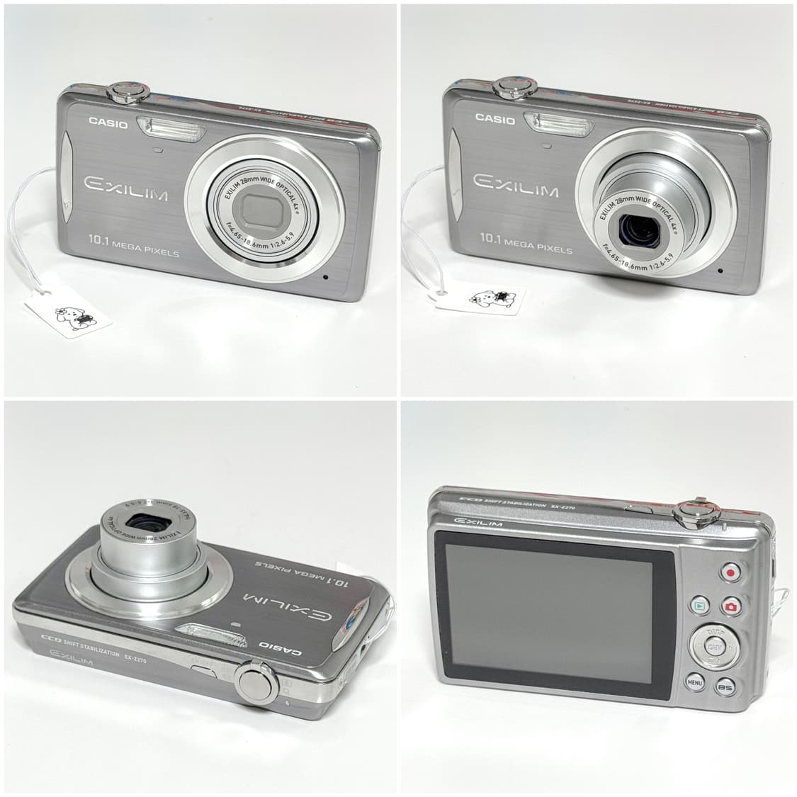 카시오 엑슬림 Z270 실버 빈티지디카 상품이미지4