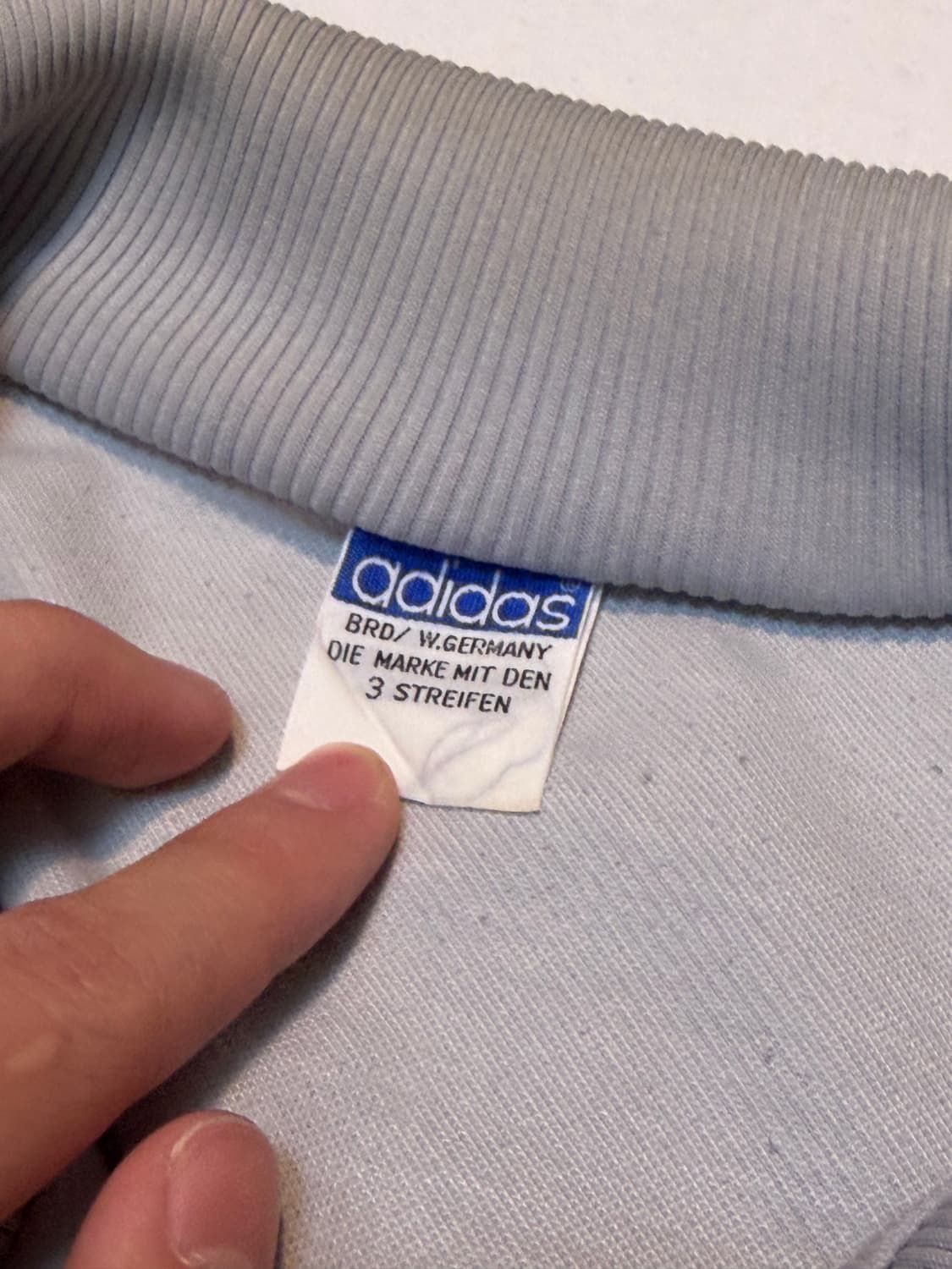 80s 아디다스 서독 아카이브 트랙탑 져지 그레이 상품이미지5