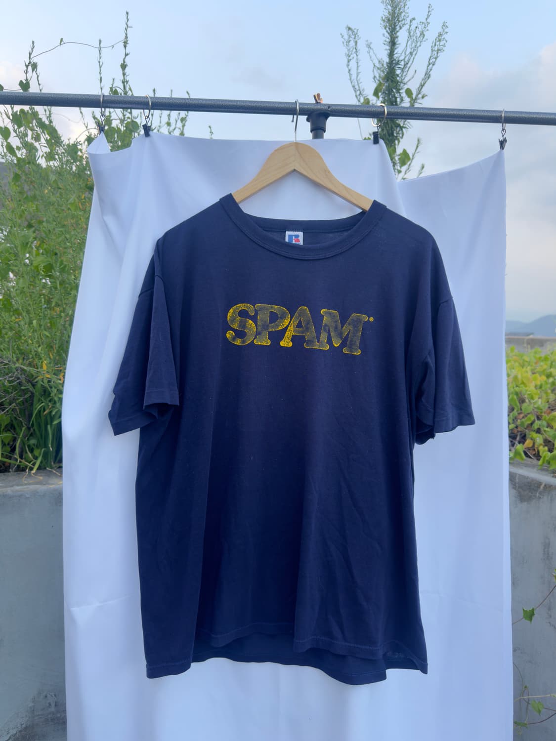 90s Made in USA SPAM 로고 빈티지 티XL 상품이미지1