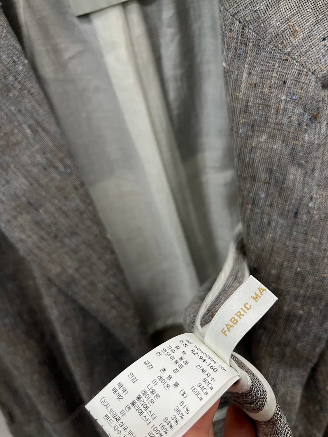 여) 시스템 오버 린넨자켓  상품이미지8