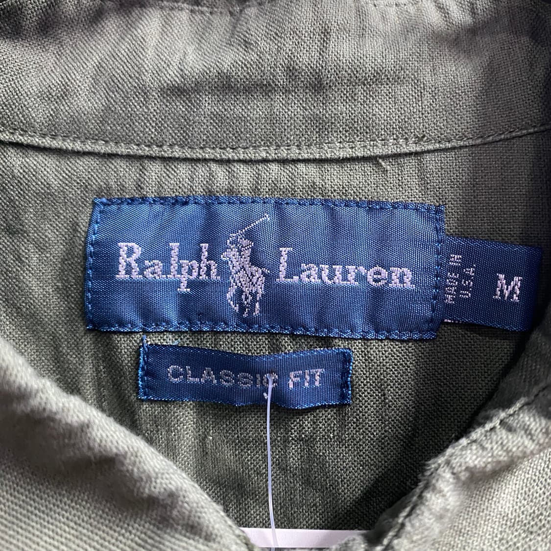 폴로 클래식핏 카키 옥스포드 셔츠 B3693 상품이미지4