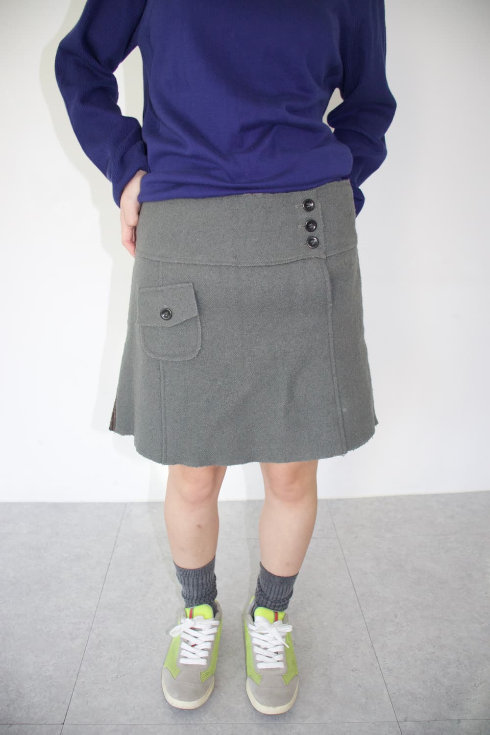 Miu Miu knit mix skirt 상품이미지1