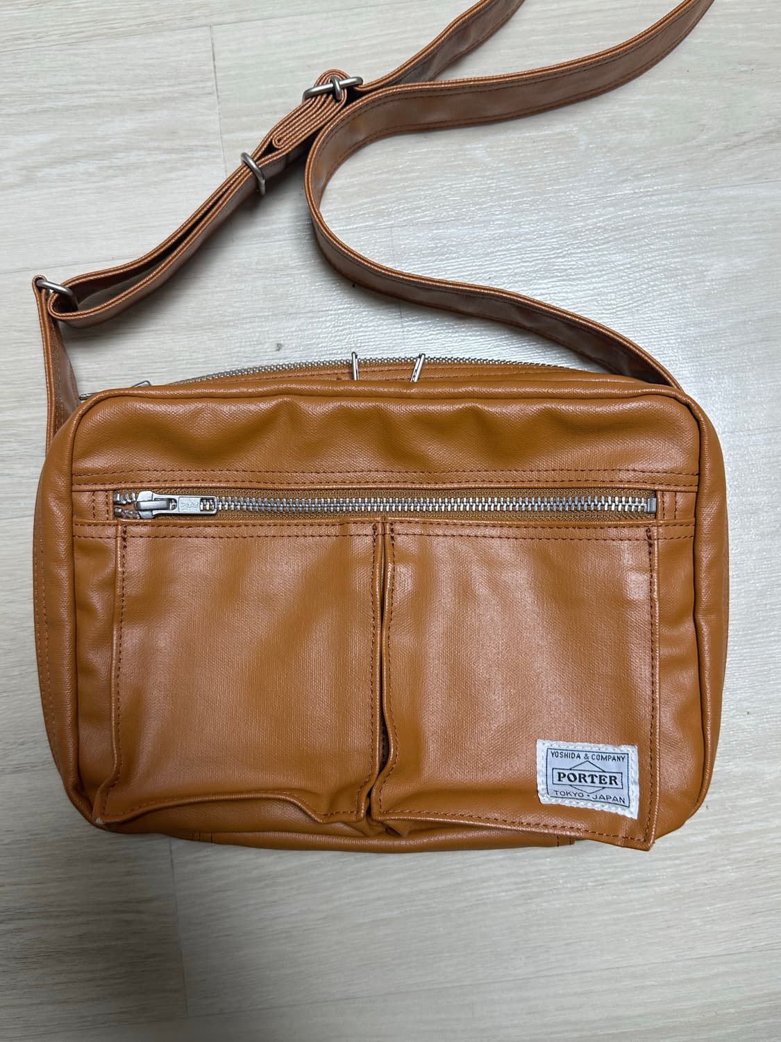 PORTER 요시다 포터 프리스타일 숄더백 L 카멜 베이지 상품이미지1