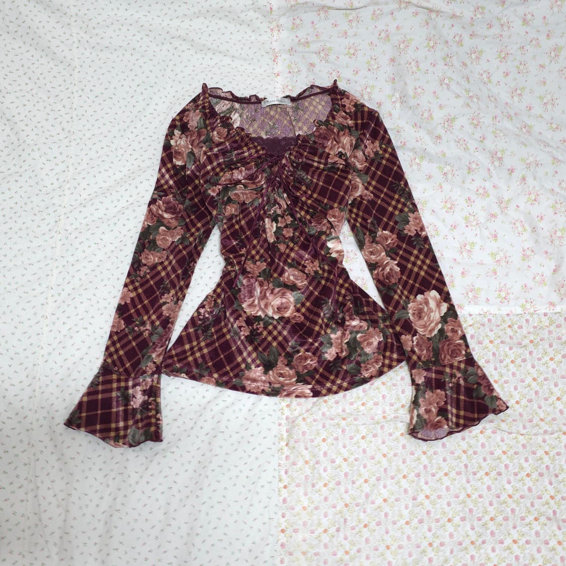 빈티지 로사체리 오리엔탈 페어리 L'est rose 로걀탑 플로럴 상품이미지1