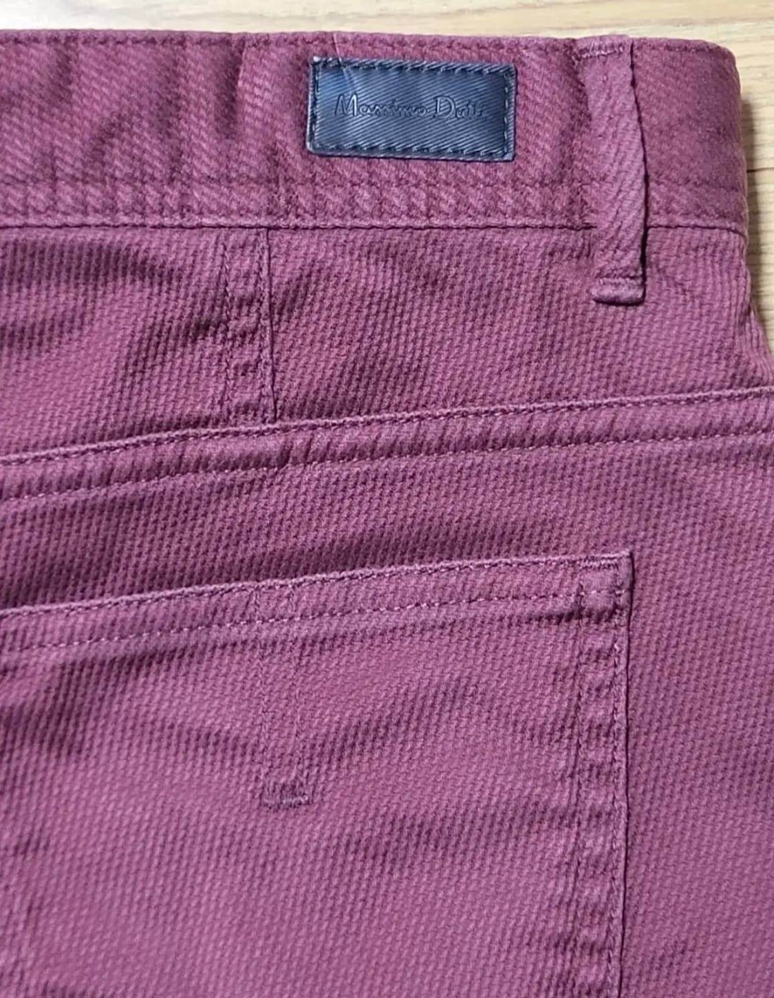 마시모두띠 남성 와인 코튼바지 38 상품이미지6