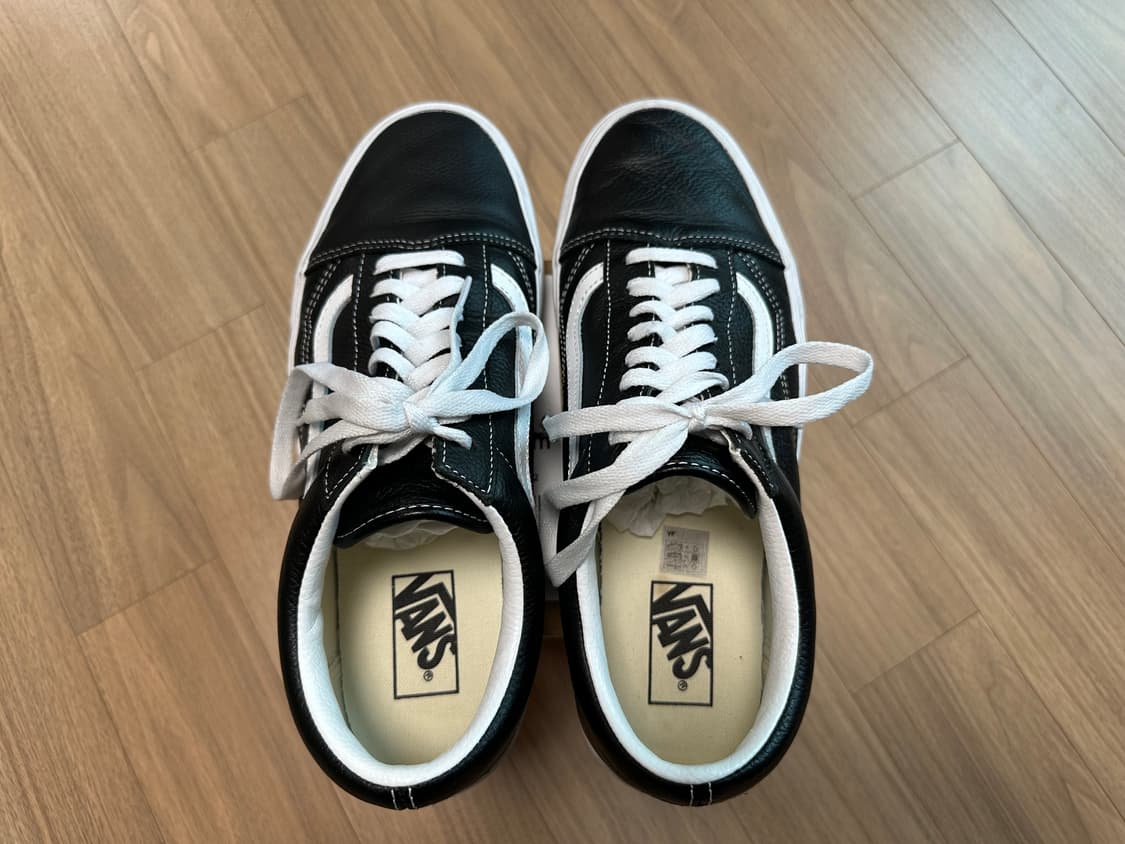 반스 레더 올드스쿨 블랙 가죽 280 상품이미지5