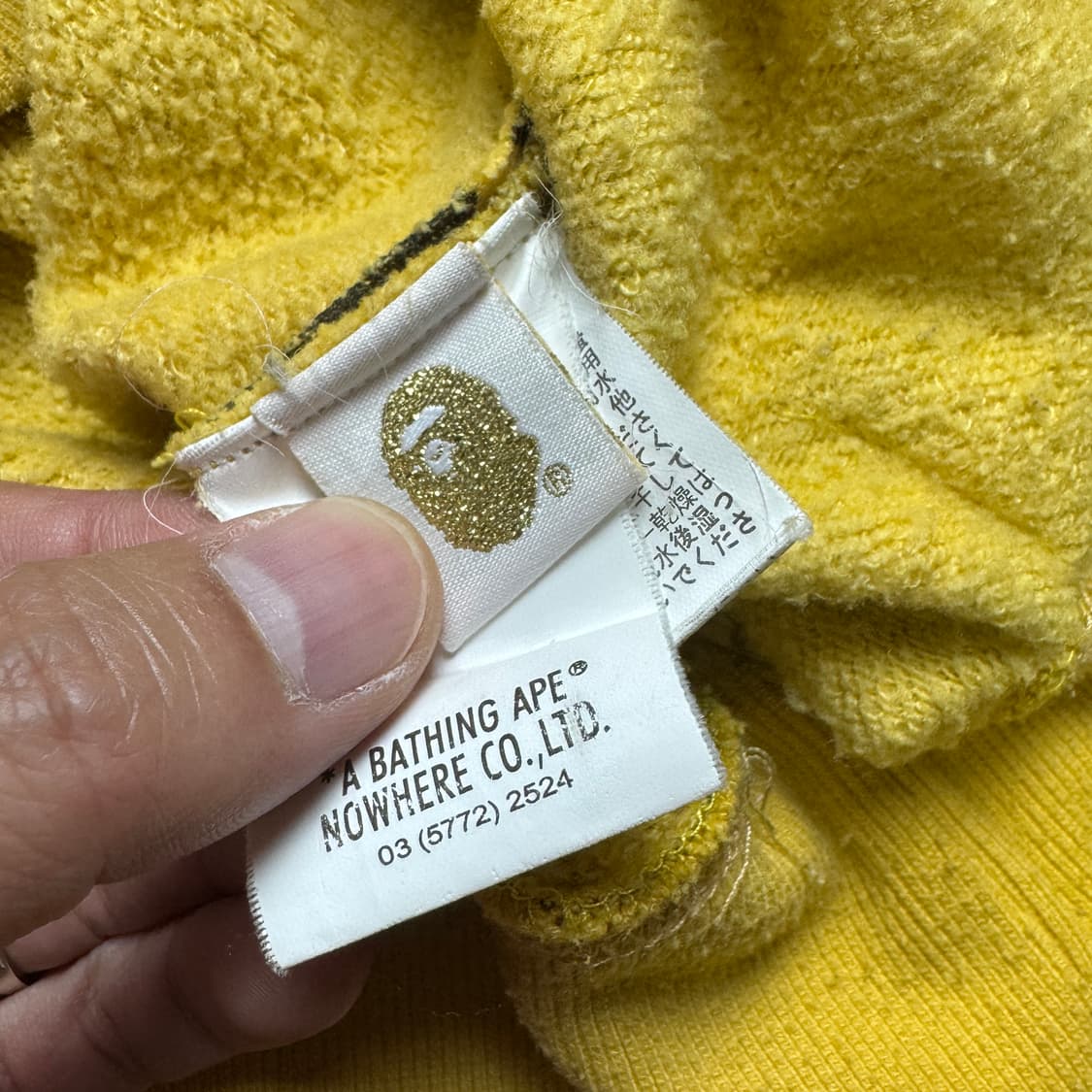 베이프x안티 소셜소셜클럽 카모 후드 / 남L or 여XL 상품이미지5