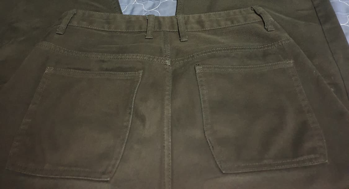 (품절 사이즈) 밀로아카이브 25s 리플렉트 커브드 코튼팬츠 블랙 (L) 상품이미지3