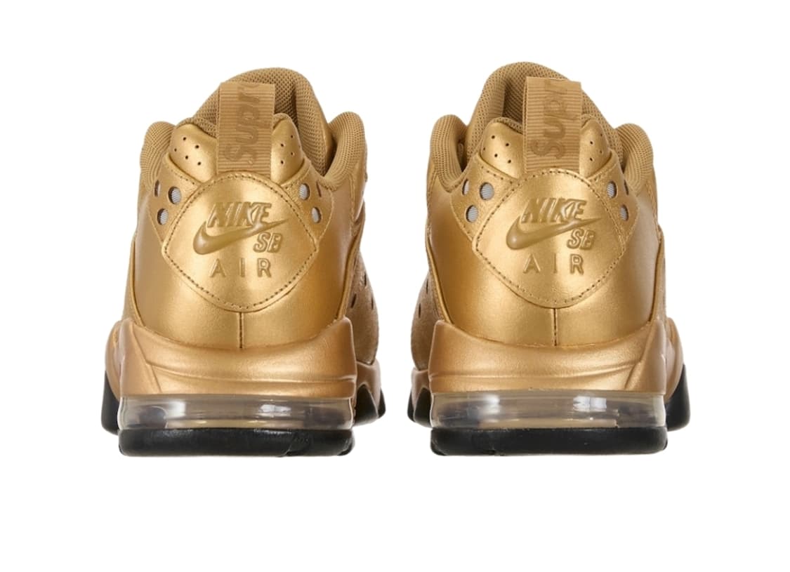 나이키 x 슈프림 SB 에어 맥스 2 CB 94 로우 골드 메탈릭 골드  상품이미지6