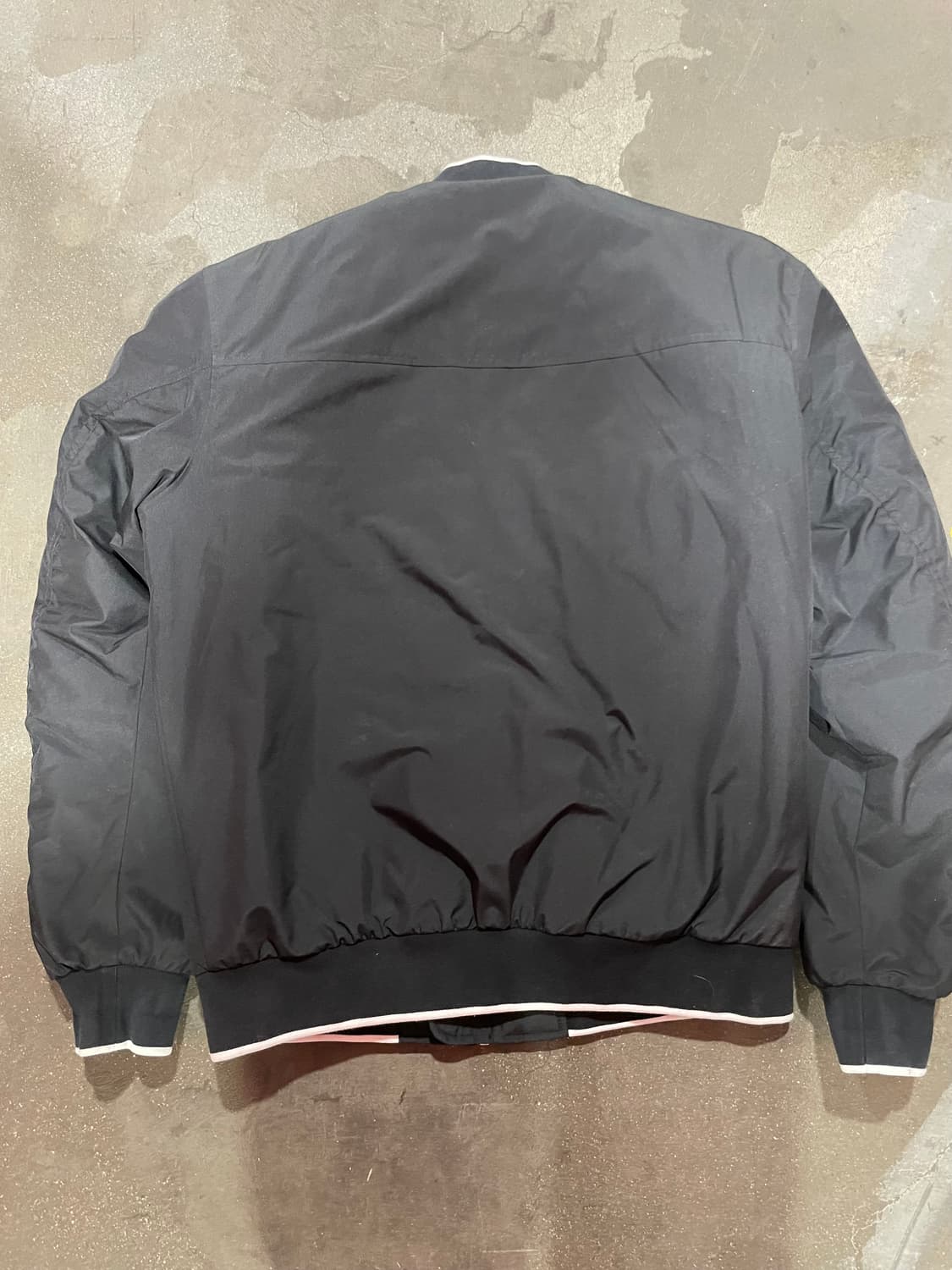 아디다스 블랙 트레포일 봄버 자켓 L 상품이미지4