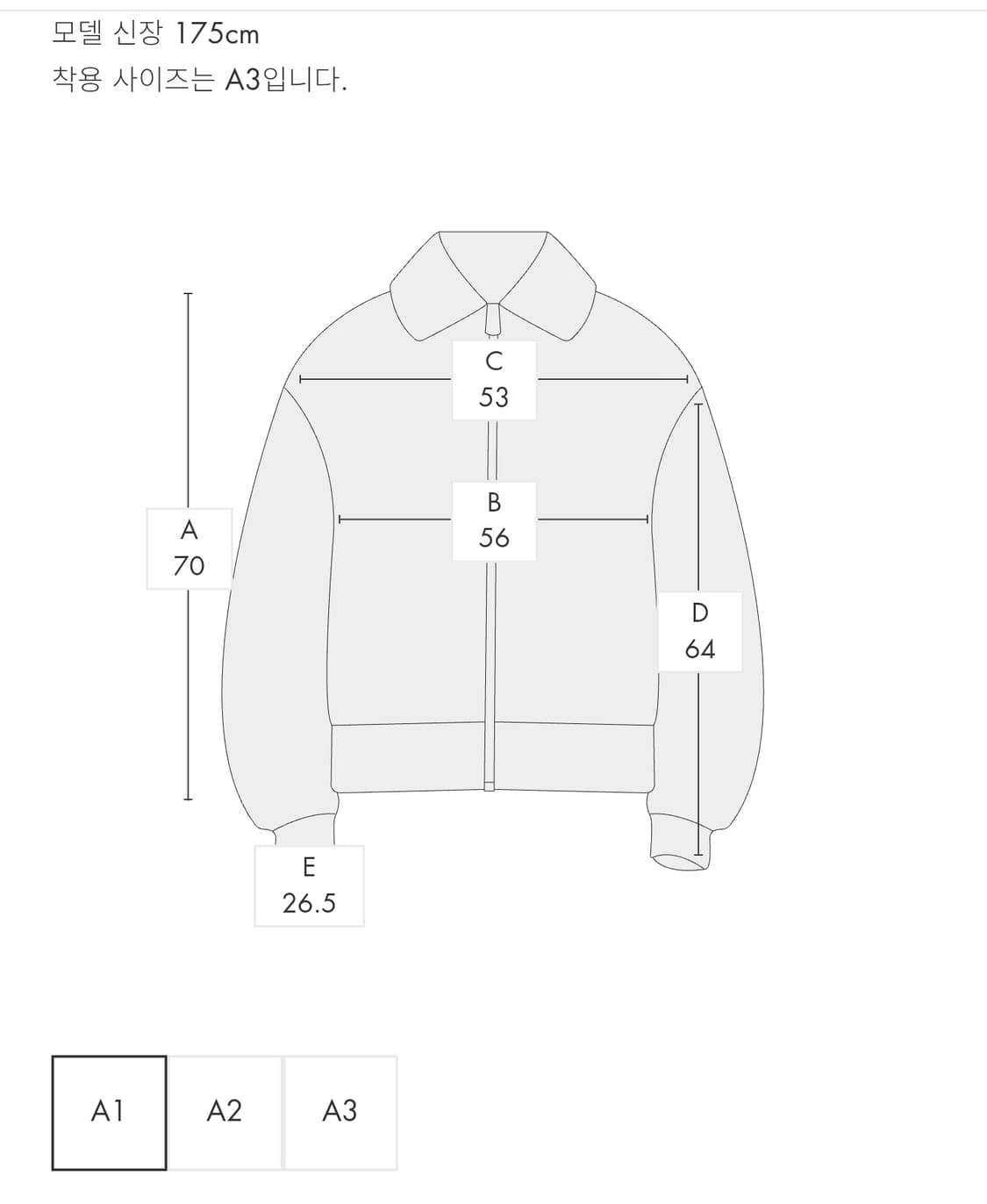 아더에러 trs 데칼 후드 집업 그레이 A1 상품이미지3