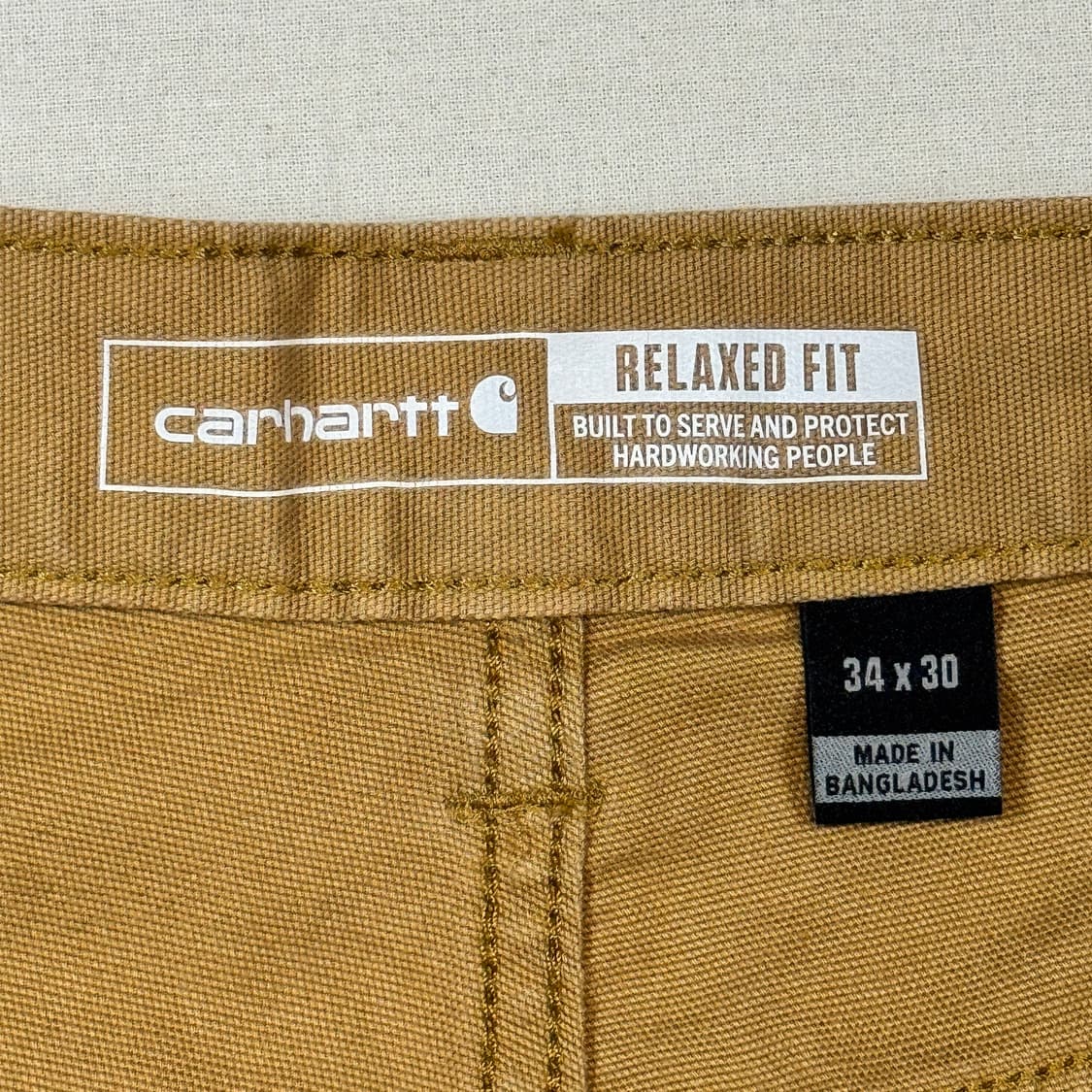 34inch) 칼하트 브라운 워크 팬츠 릴렉스핏 상품이미지7