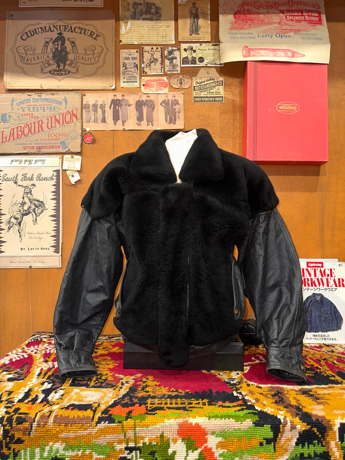 ( XL ) 가죽자켓 그리즐리 래더자켓 워크웨어 아메카지 빈티지가죽 상품이미지3