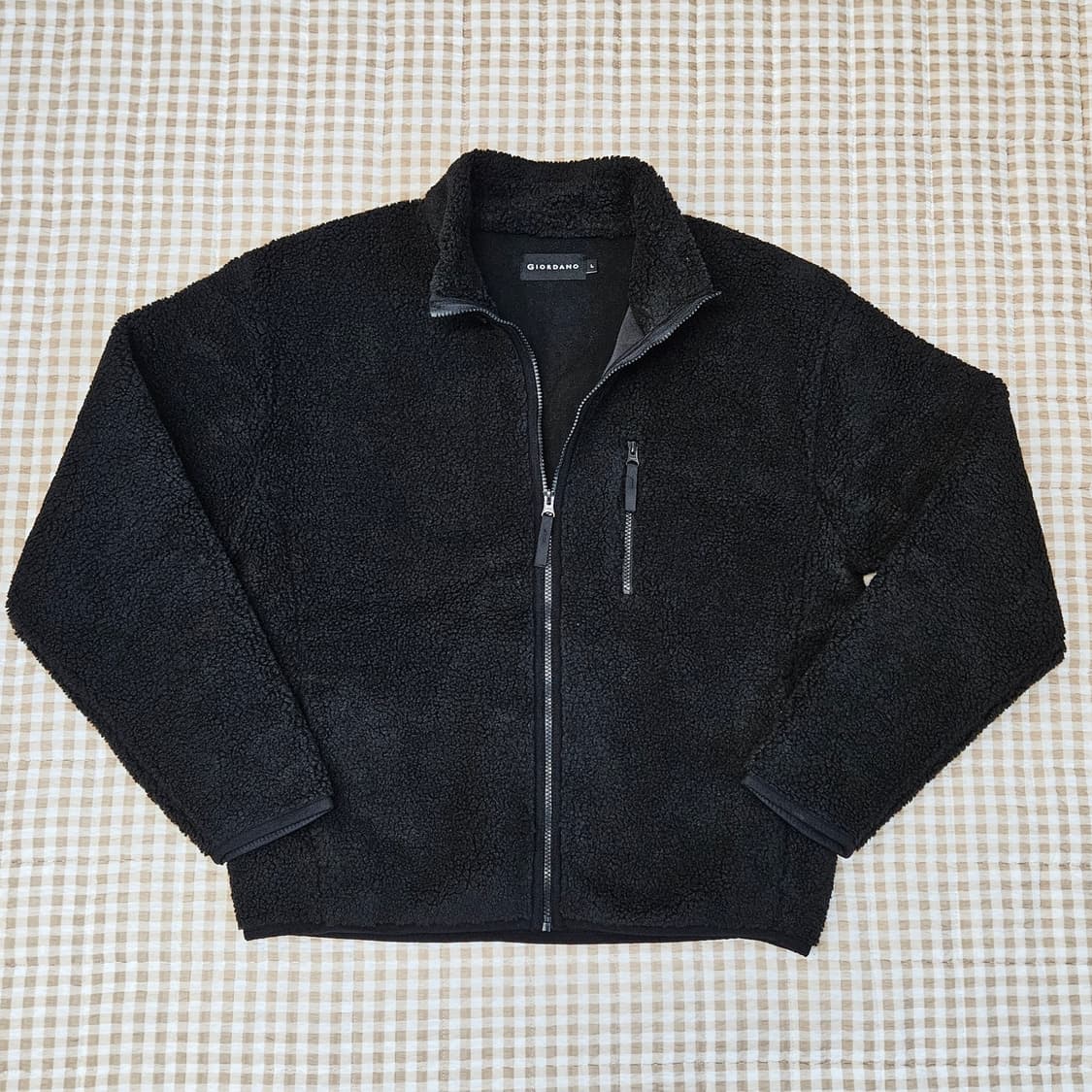 지오다노 플리츠 오버핏 집업자켓 남자100~105 상품이미지1