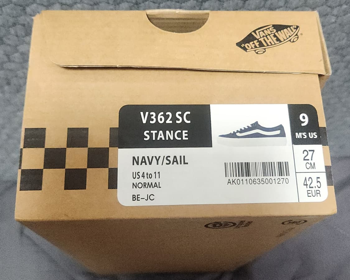 [정품] 반스 스탠스 네이비 270 새상품 상품이미지3