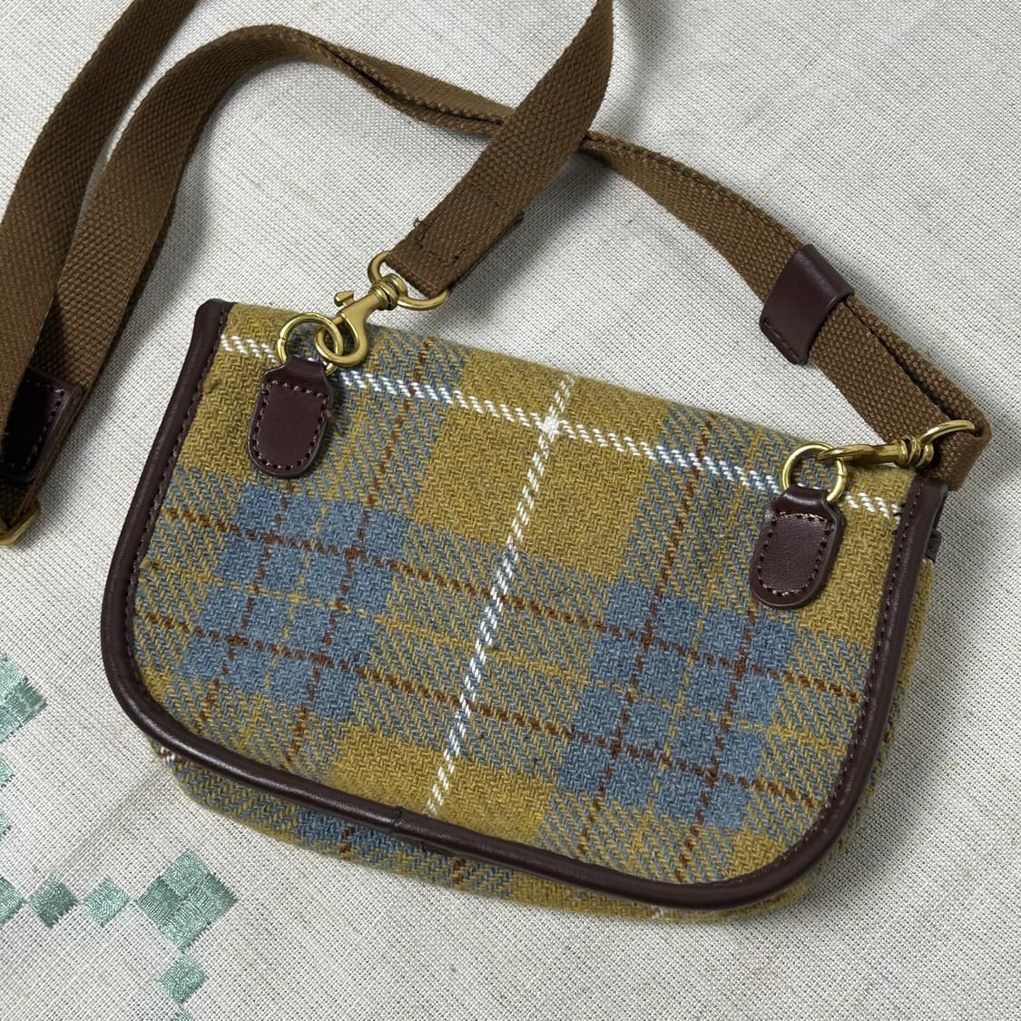 [Harris Tweed] 해리스 트위드 체크 크로스백 상품이미지3