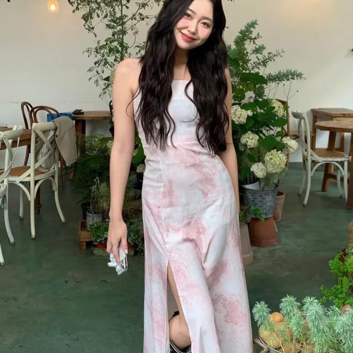 신지인X인앤아더(INANDOTHER) 슬립원피스 55 새상품 상품이미지1