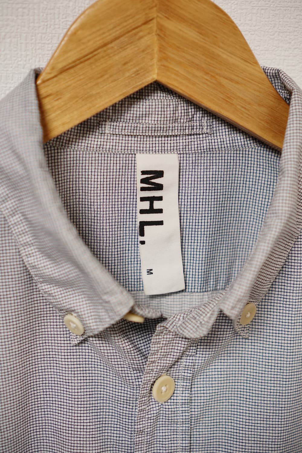 MHL 체크 버튼다운 셔츠 상품이미지3