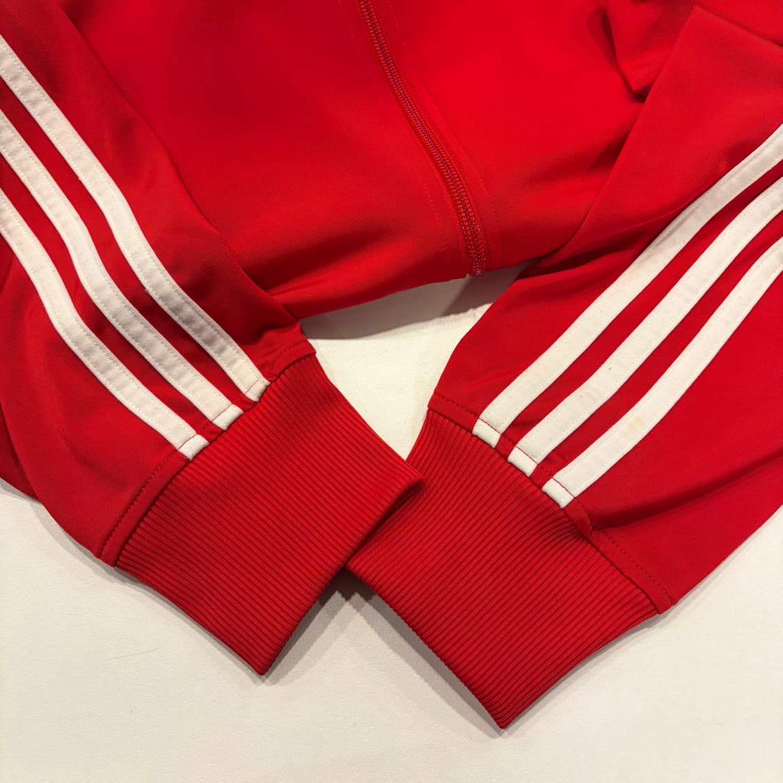 [XL] 12s 아디다스 파이어버드 삼선 트랙탑 레드 B271 상품이미지9