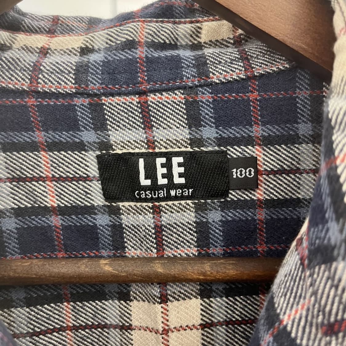 LEE 리 컨트리 빈티지 캐주얼 오버핏 타탄체크 셔츠 100 C11114 상품이미지5