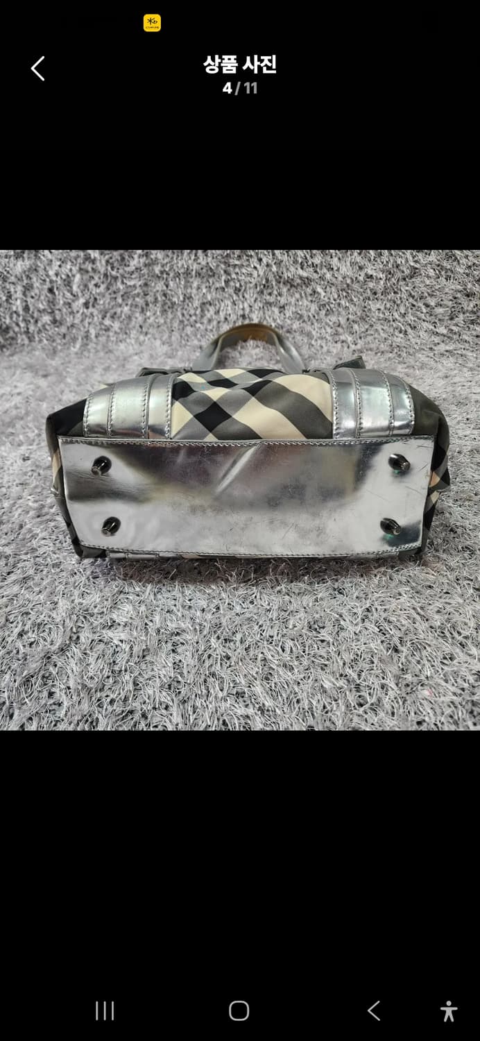 버버리 나일론 체크 쇼퍼백 숄더백 상품이미지3